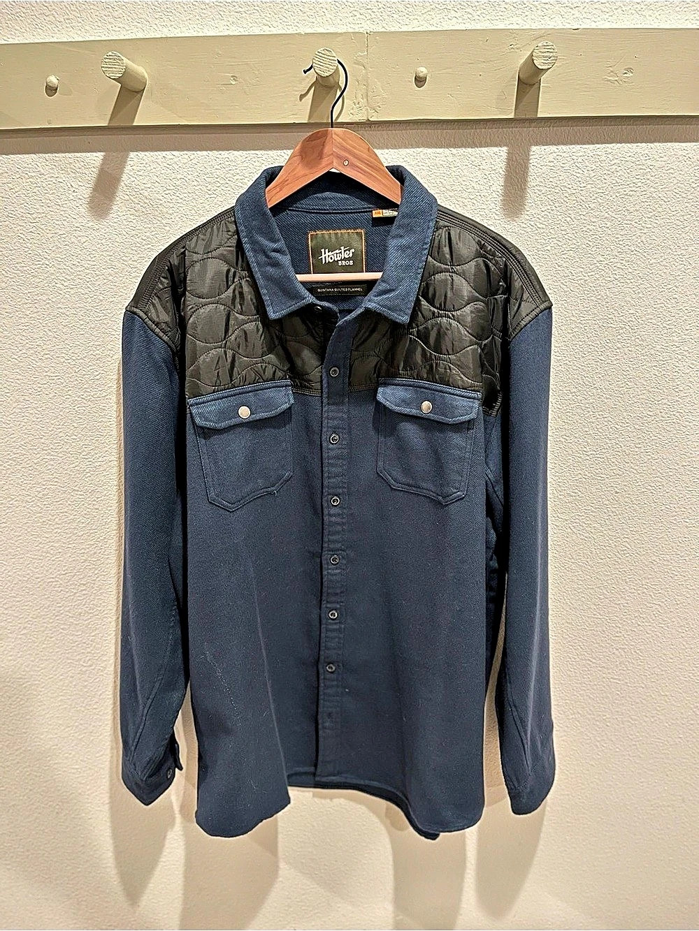 Howler Bros Quintana Quilted Flannel Quilted Flannel Shirt Size XXL Like New - Picture 2 of 4